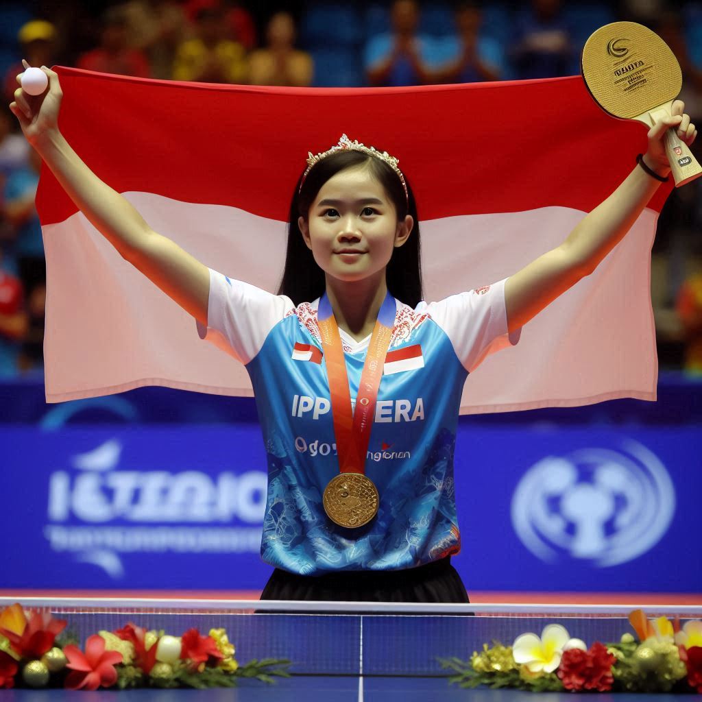 Atlet Tenis Meja Indonesia Rebut Gelar Juara di Kejuaraan Asia