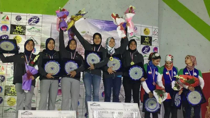 Atlet Panjat Tebing Indonesia Berjaya di Kejuaraan Asia