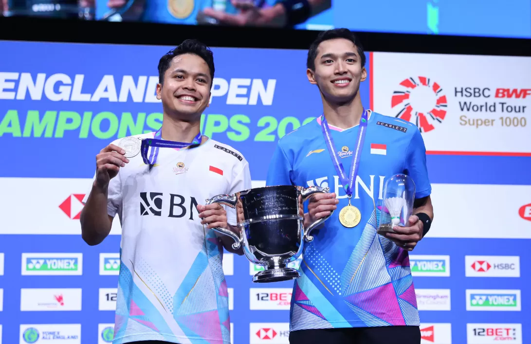 Indonesia Masuk 5 Besar Ranking Bulutangkis Dunia